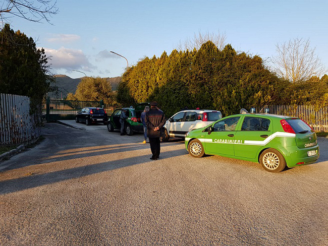 forestale sequestro impianto