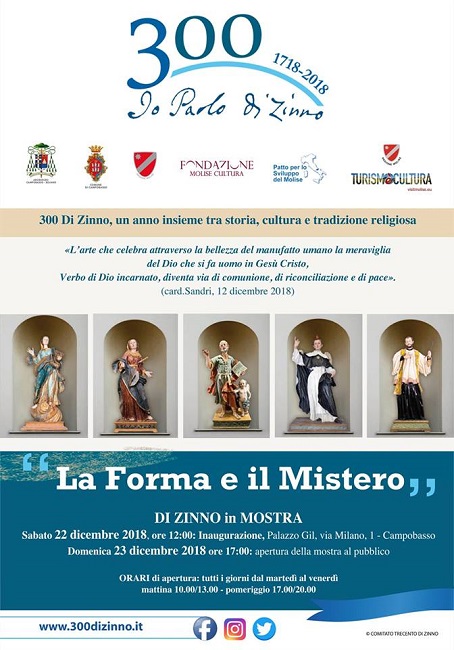 Mostra di Di Zinno, a Campobasso "La Forma e il Mistero"