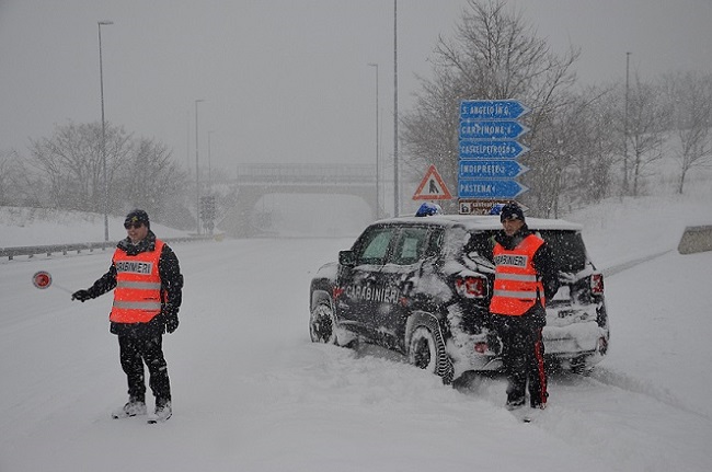 carabinieri soccorso neve isernia