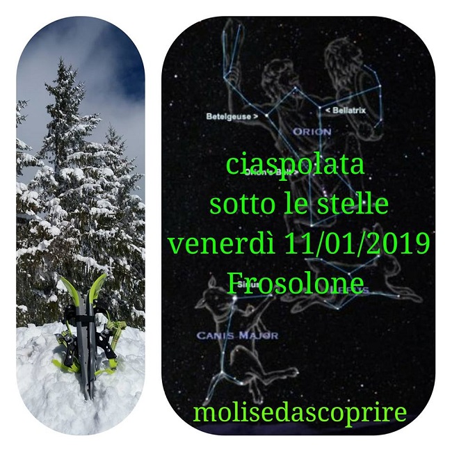 Ciaspolata notturna 11 gennaio Frosolone