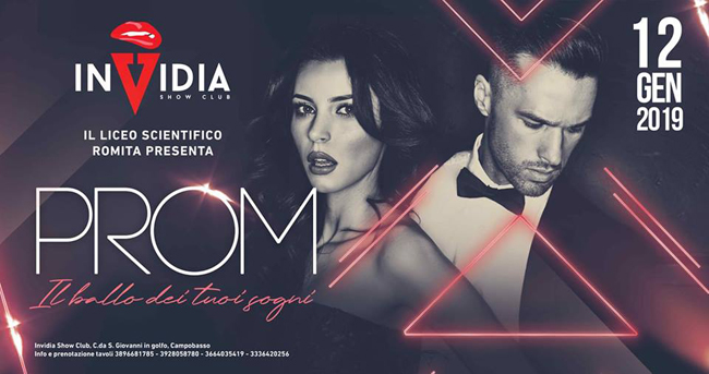 InVidia show Club, PROM il 12 gennaio Campobasso