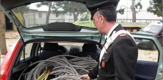recupero cavi carabinieri