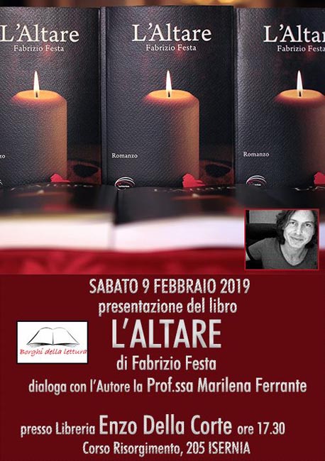 Il romanzo "L'Altare" di Fabrizio Festa a Isernia