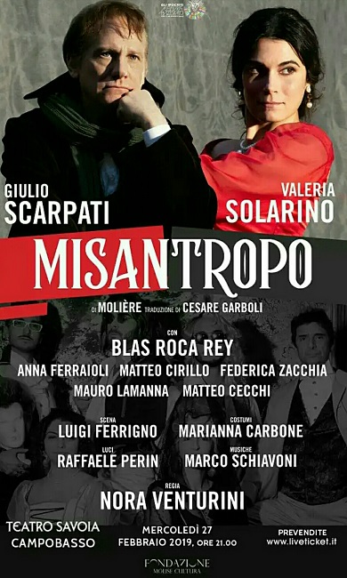 Misantropo di Molière 27 febbraio 2019 Campobasso