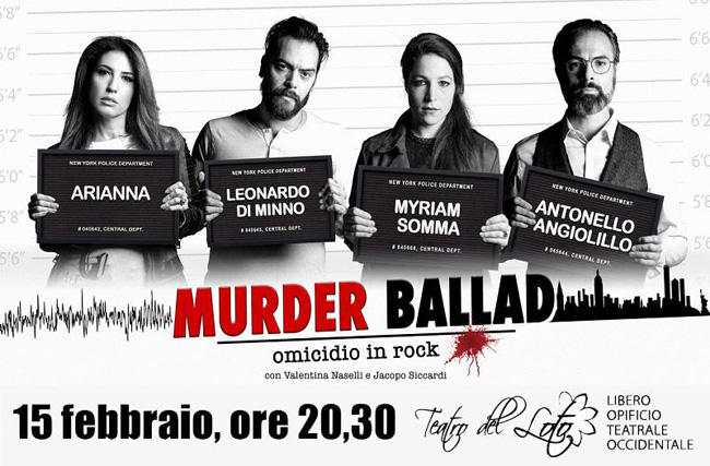 murder ballad 15 febbraio 2019