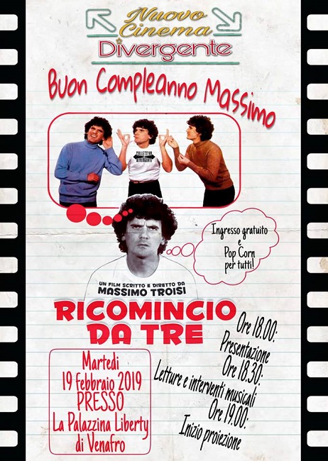 ricomincio da tre 19 febbraio 2019