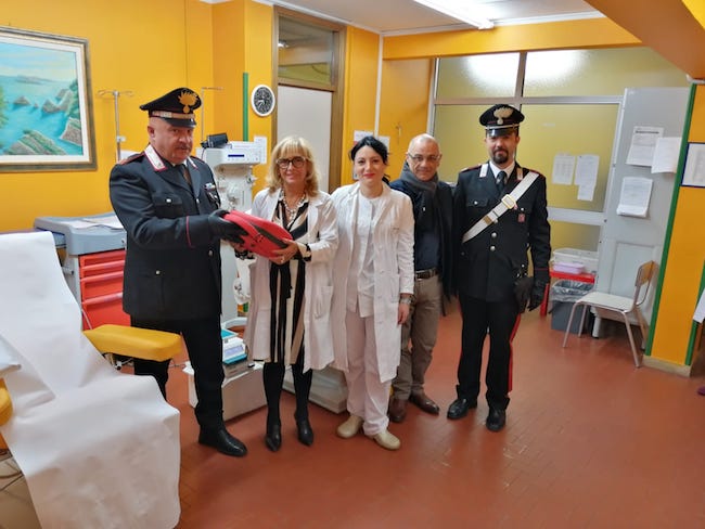 restituzione defibrillatore