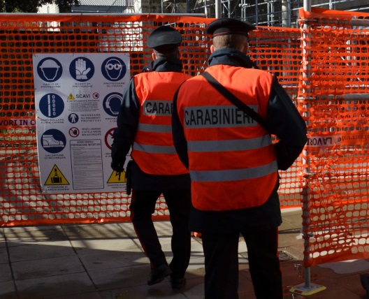 controlli cantieri Carabinieri