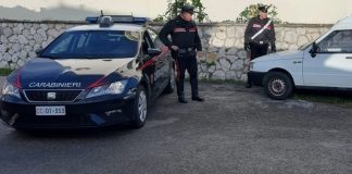 ritrovamento furgone carabinieri