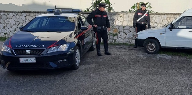 ritrovamento furgone carabinieri