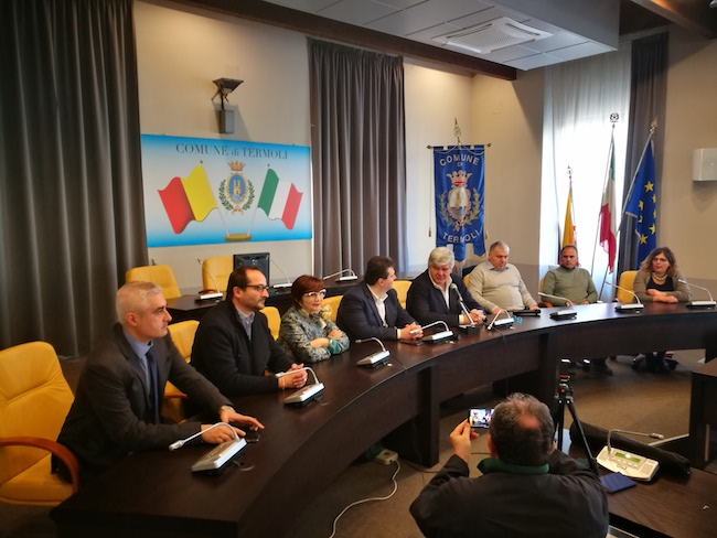 Termoli presentazione lavori piscina parco