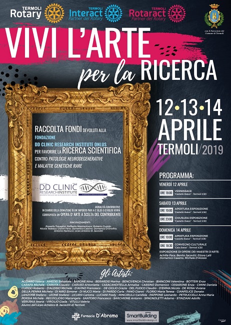 vivi l'arte per la ricerca 2019-termoli