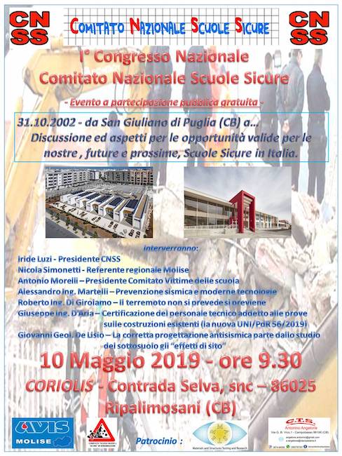 congresso scuole sicure 10 maggio 2019