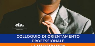 Colloquio di Orientamento Professionale - La Magistratura