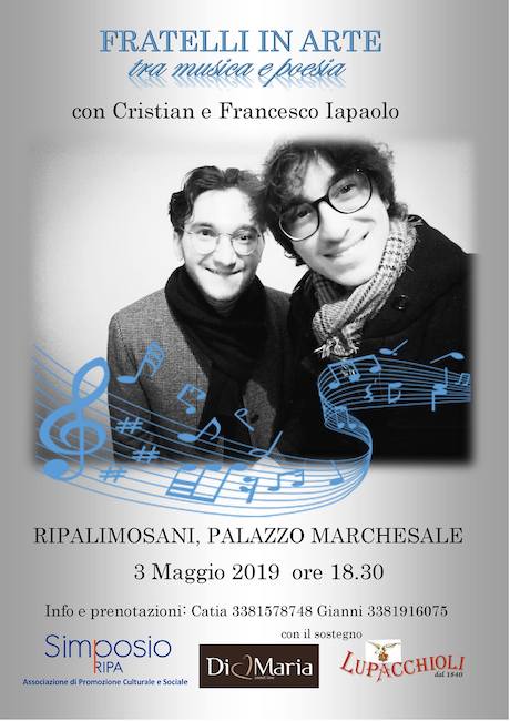 fratelli in arte 3 maggio 2019