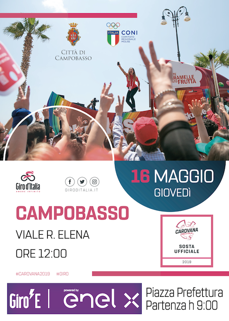 giro d'italia Campobasso 2019 locandina