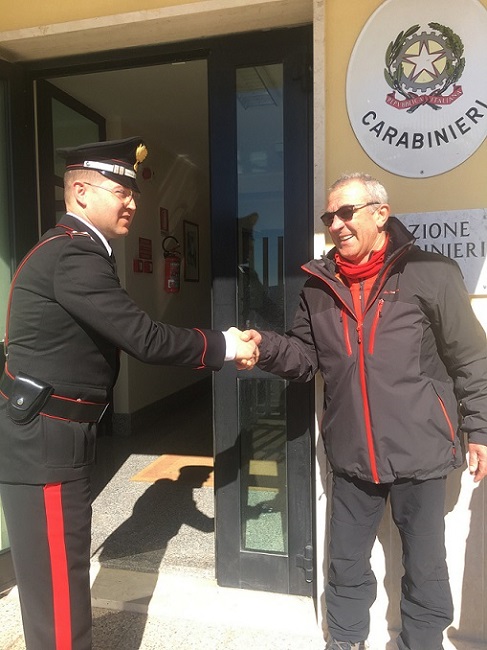 ringraziamento a Carabiniere