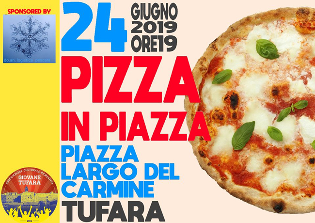 pizza in piazza Tufara 2019