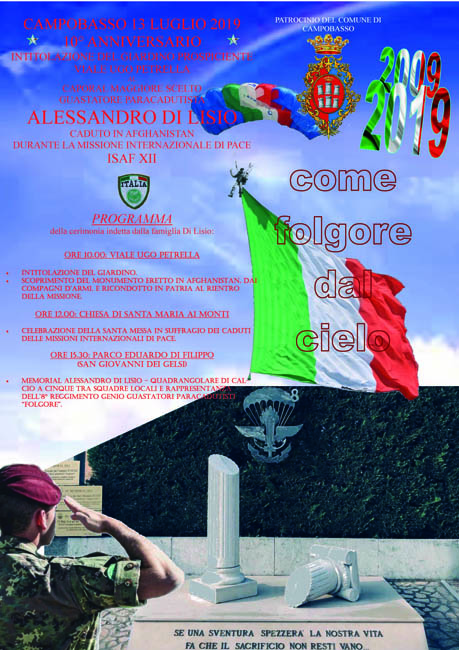 locandina anniversario di lisio