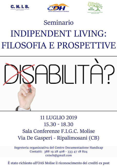 seminario disabilità Ripalimosani 11 luglio 2019