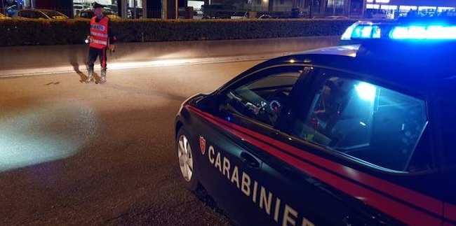 posto di blocco carabinieri