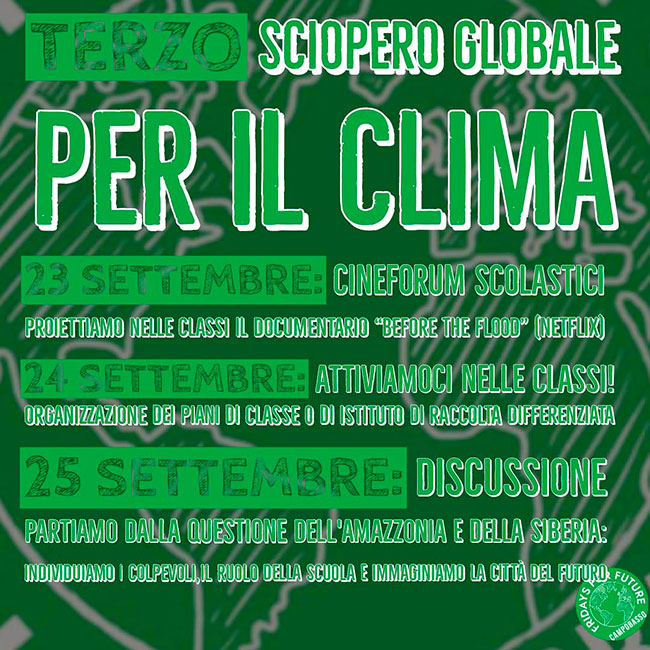 3° scipero clima Campobasso