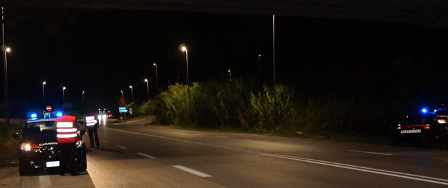 carabinieri notte Termoli