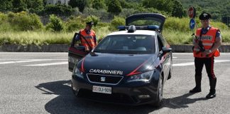 posto blocco Carabinieri