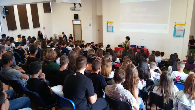 Primo giorno di scuola all'Istituto Alfano 2019 - 2020