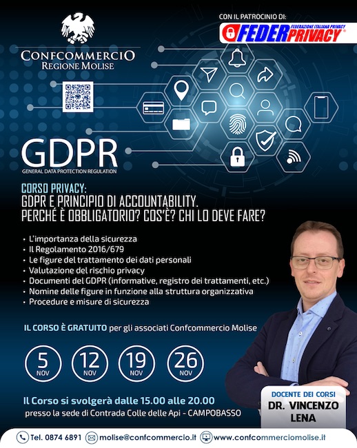 corso privacy novembre 2019