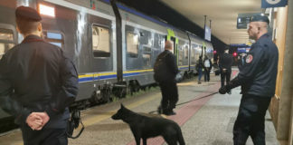 foto unità cinofila treni