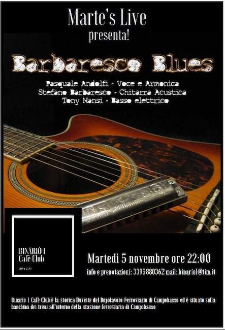 barbaresco blues 5 novembre 2019