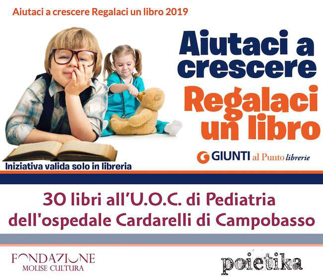 “Aiutaci a crescere. Regalaci un libro”, il 19 novembre al Cardarelli