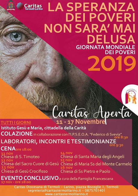 settimana del povero 2019