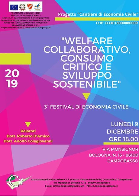 welfare collaborativo 9 dicembre 2019