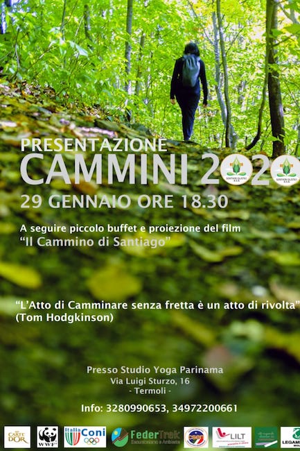 cammini 2020 molise