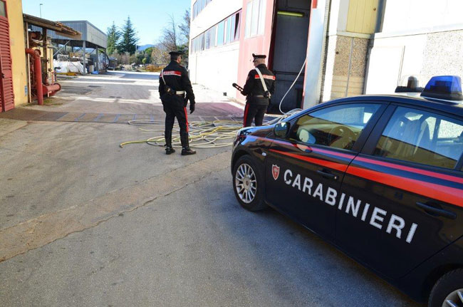 carabinieri furto rame