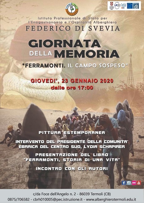 giornata della memoria 23 gennaio 2020