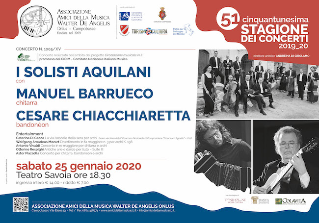 solisti aquilani 25 gennaio 2020