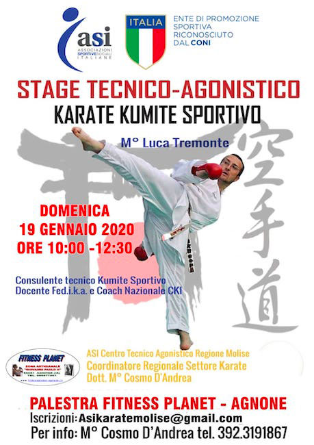 stage karate kumite sportivo