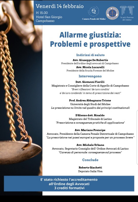 allerme giustizia campobasso 14 febbraio 2020