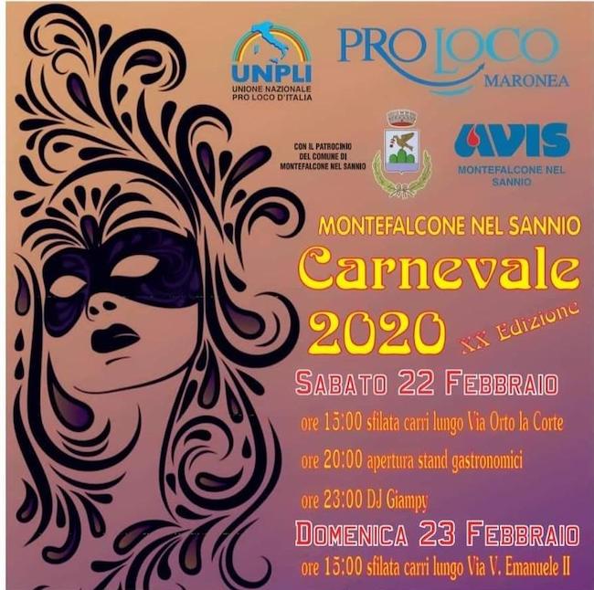 Carnevale 2020 a Montefalcone nel Sannio