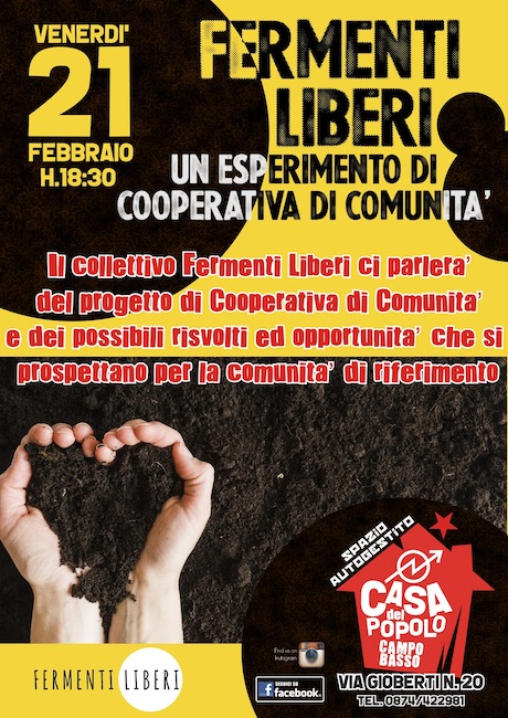 fermenti liberi 21 febbraio 2020
