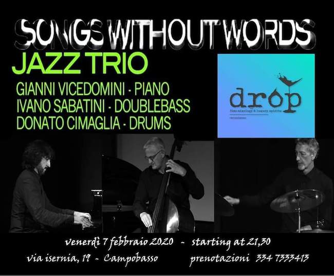 jazzo trio drop campobasso 7 febbraio 2020