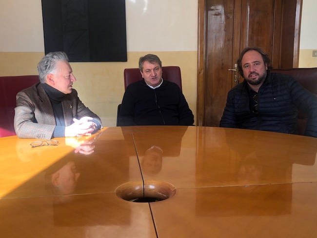 L'europarlamentare Massimo Casanova in visita a Termoli