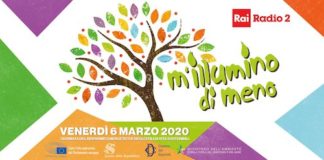m'illumino di meno 6 marzo 2020