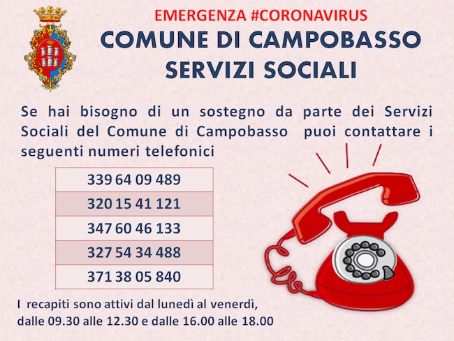 servizi sociali campobasso