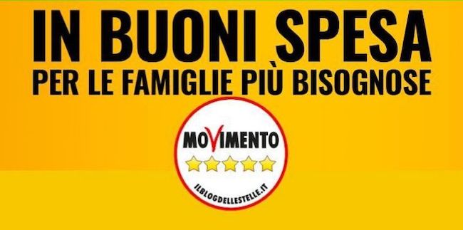 m5s buoni spesa