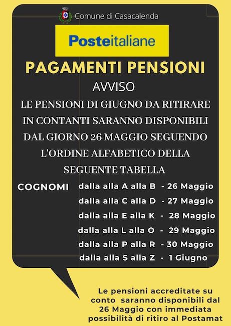 pagamento pensioni casacalenda