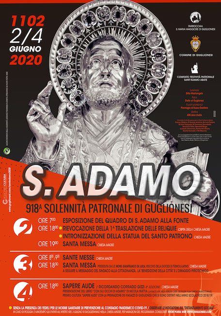 Festa di Sant'Adamo Abate a Guglionesi: programma 2020
